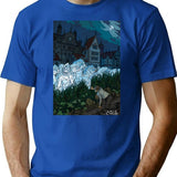 The Shadow Over Innsmouth - Art By Andrey Fetisov T-Shirt for Men & Women, T-Shirts Graphic Tee - Blue
