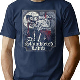 The Slaughtered Lamb T-Shirt for Men & Women, T-Shirts Graphic Tee - Navy