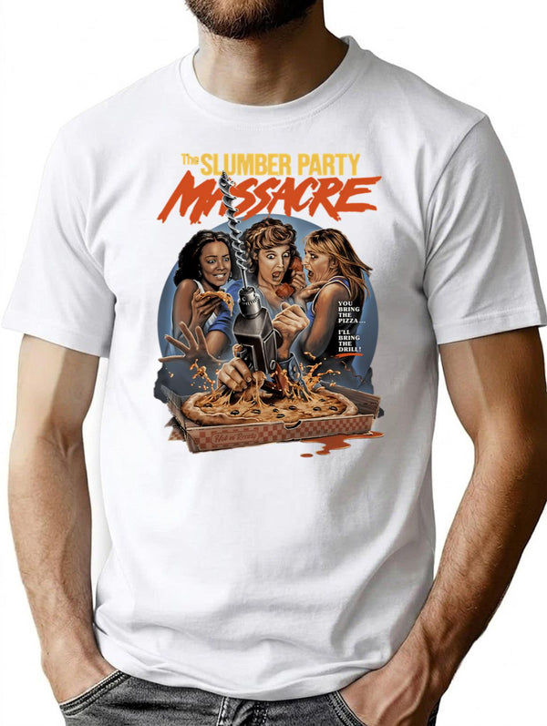 The Slumber Party Massacre T-Shirt for Men & Women, T-Shirts Graphic Tee - White