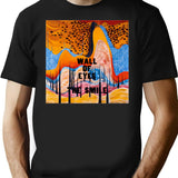The Smile Wall Of Eyes T-Shirt for Men & Women, T-Shirts Graphic Tee - Black