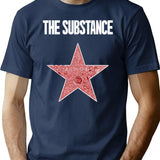 The Substance Movie Poster T-Shirt for Men & Women, T-Shirts Graphic Tee - Navy