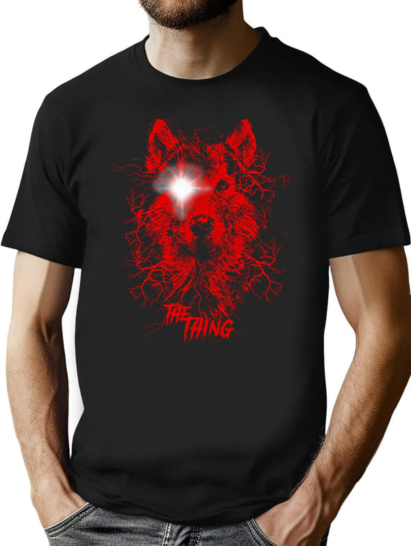 The Thing - Dog T-Shirt for Men & Women, T-Shirts Graphic Tee - Black