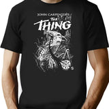 The Thing From Outer Space - White T-Shirt for Men & Women, T-Shirts Graphic Tee - Black