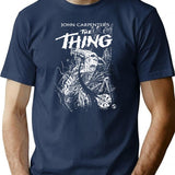 The Thing From Outer Space - White T-Shirt for Men & Women, T-Shirts Graphic Tee - Navy