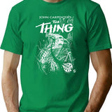 The Thing From Outer Space - White T-Shirt for Men & Women, T-Shirts Graphic Tee - Green