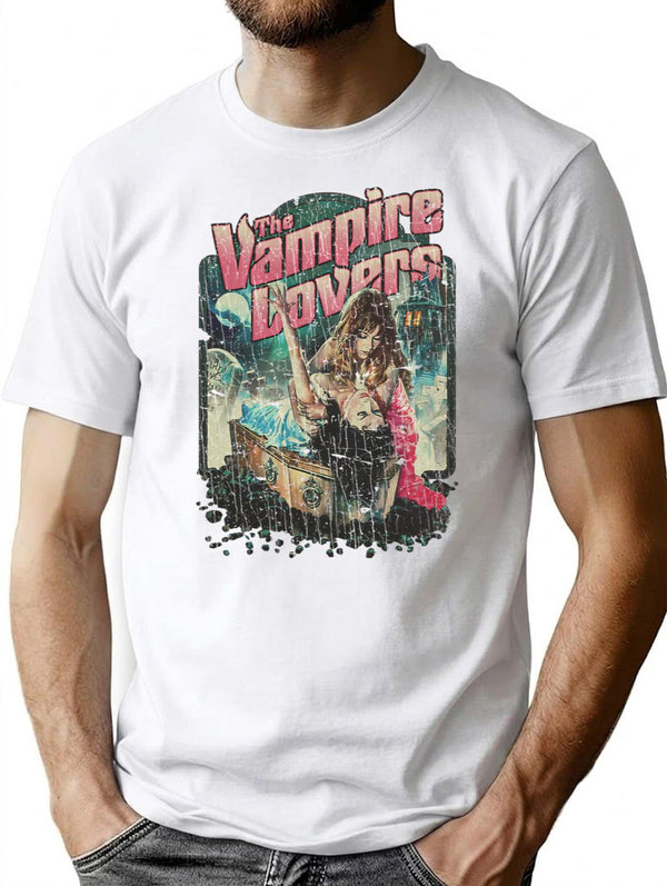 The Vampire Lovers 1970 T-Shirt for Men & Women, T-Shirts Graphic Tee - White