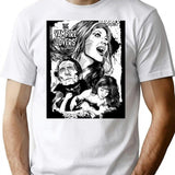 The Vampire Lovers - Hammer Horror Art Print T-Shirt for Men & Women, T-Shirts Graphic Tee - White
