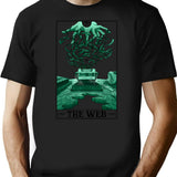 The Web Tarotesque - (Light) T-Shirt for Men & Women, T-Shirts Graphic Tee - Black