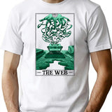 The Web Tarotesque - (Light) T-Shirt for Men & Women, T-Shirts Graphic Tee - White