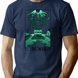 The Web Tarotesque - (Light) T-Shirt for Men & Women, T-Shirts Graphic Tee - Navy