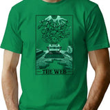 The Web Tarotesque - (Light) T-Shirt for Men & Women, T-Shirts Graphic Tee - Green