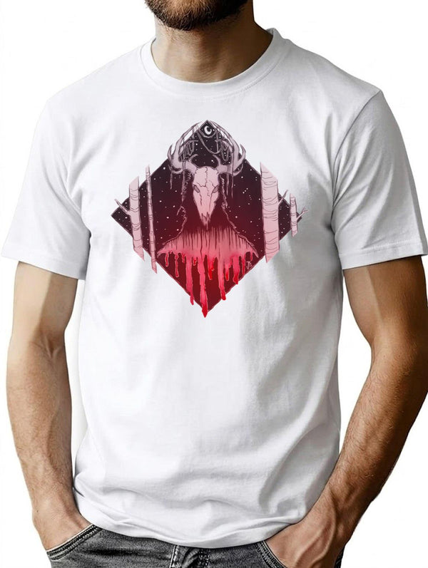 The Wendigo T-Shirt for Men & Women, T-Shirts Graphic Tee - White