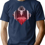 The Wendigo T-Shirt for Men & Women, T-Shirts Graphic Tee - Navy