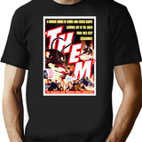 Them T-Shirt for Men & Women, T-Shirts Graphic Tee - Black