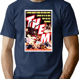 Them T-Shirt for Men & Women, T-Shirts Graphic Tee - Navy