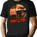 They Live T-Shirt for Men & Women, T-Shirts Graphic Tee - Black
