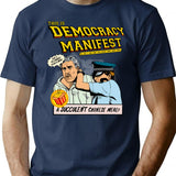 This Is Democracy Manifest - Democracy Manifest T-Shirt for Men & Women, T-Shirts Graphic Tee - Navy