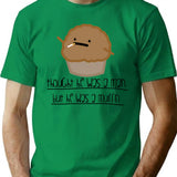 Thought He Was A Man Minimalist Graphic T-Shirt - Unisex Streetwear Tee - Green