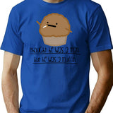 Thought He Was A Man Minimalist Graphic T-Shirt - Unisex Streetwear Tee - Blue
