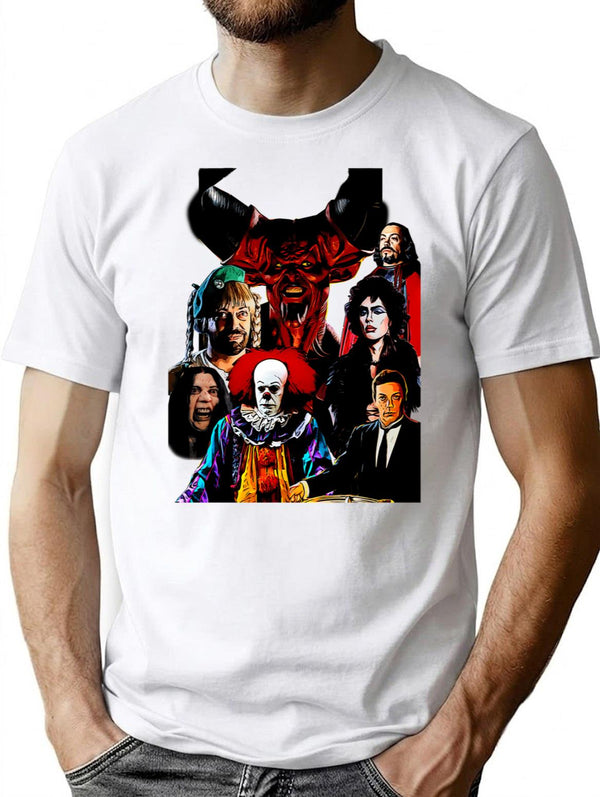 Tim Curry T-Shirt for Men & Women, T-Shirts Graphic Tee - White