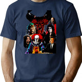 Tim Curry T-Shirt for Men & Women, T-Shirts Graphic Tee - Navy