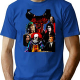 Tim Curry T-Shirt for Men & Women, T-Shirts Graphic Tee - Blue