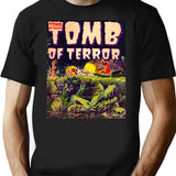Tomb Of Terror No.16 T-Shirt for Men & Women, T-Shirts Graphic Tee - Black