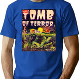 Tomb Of Terror No.16 T-Shirt for Men & Women, T-Shirts Graphic Tee - Blue