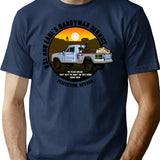 Tremors Tremors-Val And Earl_S Handyman Service T-Shirt for Men & Women, T-Shirts Graphic Tee - Navy