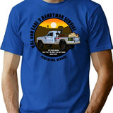 Tremors Tremors-Val And Earl_S Handyman Service T-Shirt for Men & Women, T-Shirts Graphic Tee - Blue