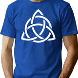Triquetra Power Of Three T-Shirt for Men & Women, T-Shirts Graphic Tee - Blue