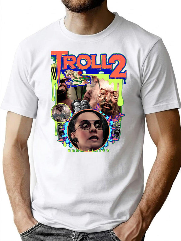 Troll 2 T-Shirt for Men & Women, T-Shirts Graphic Tee - White