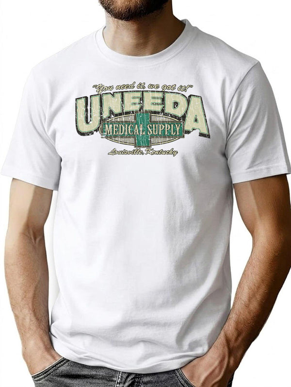Uneeda Medical Supply 1985 T-Shirt for Men & Women, T-Shirts Graphic Tee - White