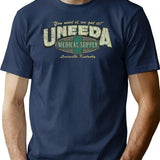 Uneeda Medical Supply 1985 T-Shirt for Men & Women, T-Shirts Graphic Tee - Navy