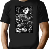 Universal Horror T-Shirt for Men & Women, T-Shirts Graphic Tee - Black