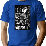 Universal Horror T-Shirt for Men & Women, T-Shirts Graphic Tee - Blue