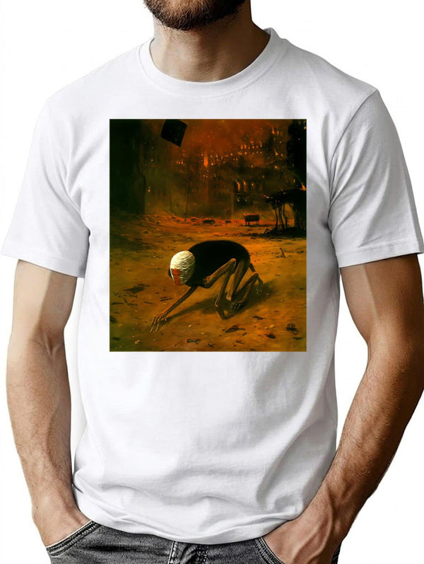 Untitled (Creature) By Zdzisaw Beksiski T-Shirt for Men & Women, T-Shirts Graphic Tee - White