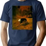 Untitled (Creature) By Zdzisaw Beksiski T-Shirt for Men & Women, T-Shirts Graphic Tee - Navy