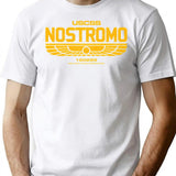 Uscss Nostromo T-Shirt for Men & Women, T-Shirts Graphic Tee - White