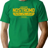Uscss Nostromo T-Shirt for Men & Women, T-Shirts Graphic Tee - Green