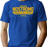 Uscss Nostromo T-Shirt for Men & Women, T-Shirts Graphic Tee - Blue
