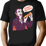 Vampizza T-Shirt for Men & Women, T-Shirts Graphic Tee - Black