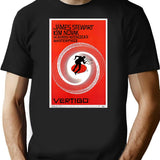 Vertigo T-Shirt for Men & Women, T-Shirts Graphic Tee - Black