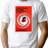 Vertigo T-Shirt for Men & Women, T-Shirts Graphic Tee - White