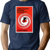 Vertigo T-Shirt for Men & Women, T-Shirts Graphic Tee - Navy