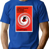 Vertigo T-Shirt for Men & Women, T-Shirts Graphic Tee - Blue