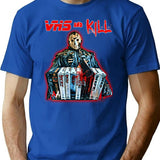 Vhs And Kill - Jason T-Shirt for Men & Women, T-Shirts Graphic Tee - Blue