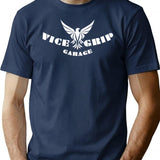 Vice Grip Garage (3) Minimalist Graphic T-Shirt - Unisex Streetwear Tee - Navy