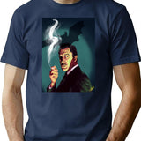 Vincent Price T-Shirt for Men & Women, T-Shirts Graphic Tee - Navy