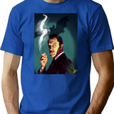 Vincent Price T-Shirt for Men & Women, T-Shirts Graphic Tee - Blue